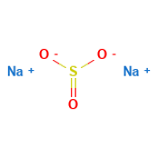 Sodium Sulfite — 구조식