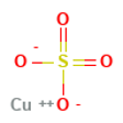 Copper Sulfate — 구조식