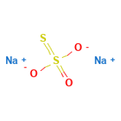 Sodium Thiosulfate — 구조식