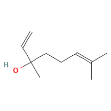 Linalool — الصيغة البنائية