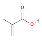 Methacrylic Acid — Структурная формула
