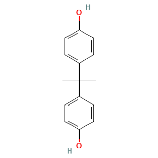 Bisphenol A — Structure