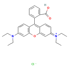 Rhodamine B — Structure