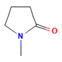 N-Methyl-2-pyrrolidone — 구조식