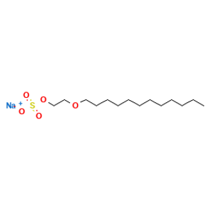 Sodium Laureth Sulfate — Strukturformel