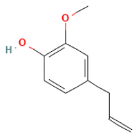 Eugenol — Structure